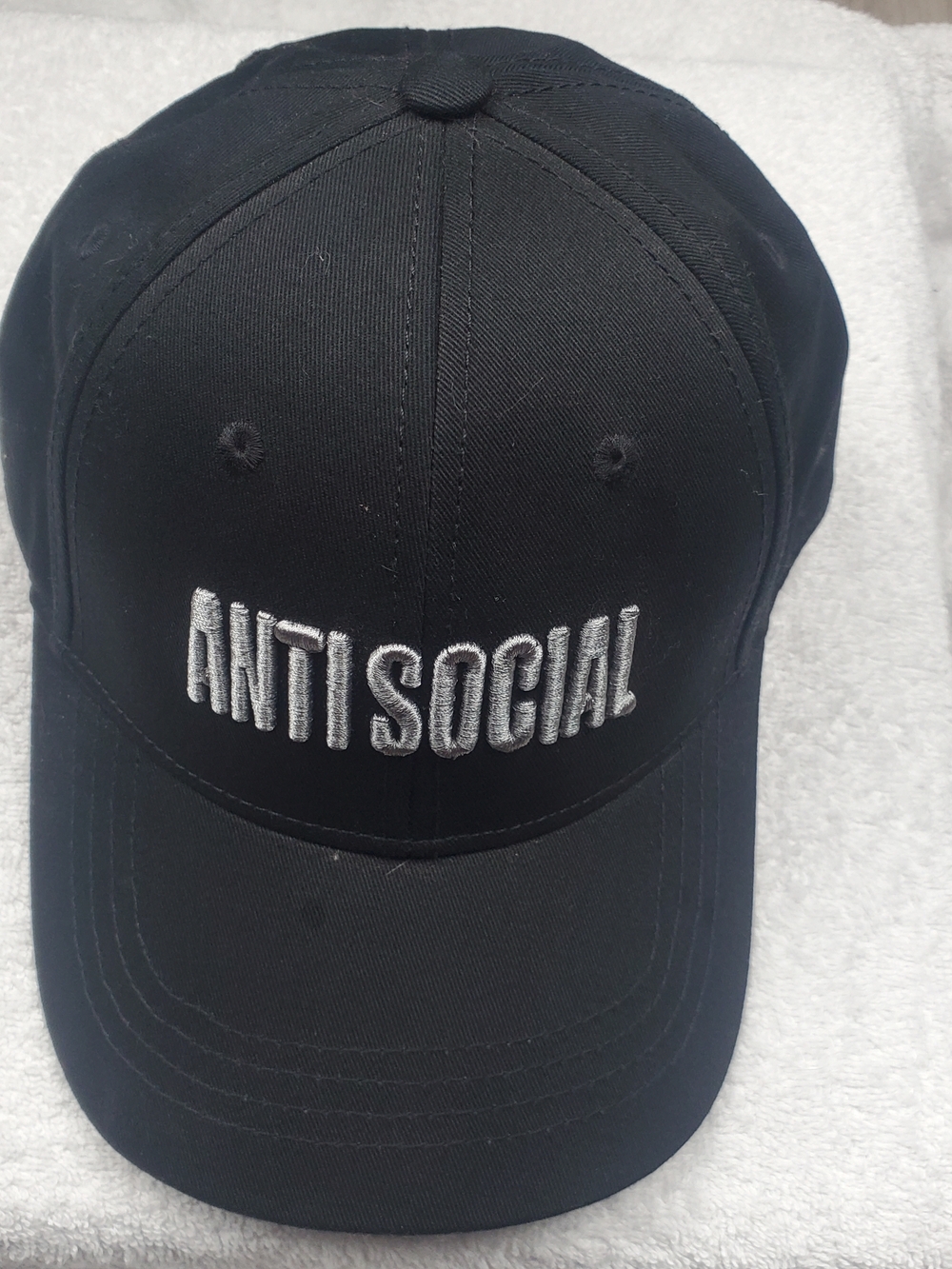 Ain’t Social Black Snapback Hat Streetwear Cap